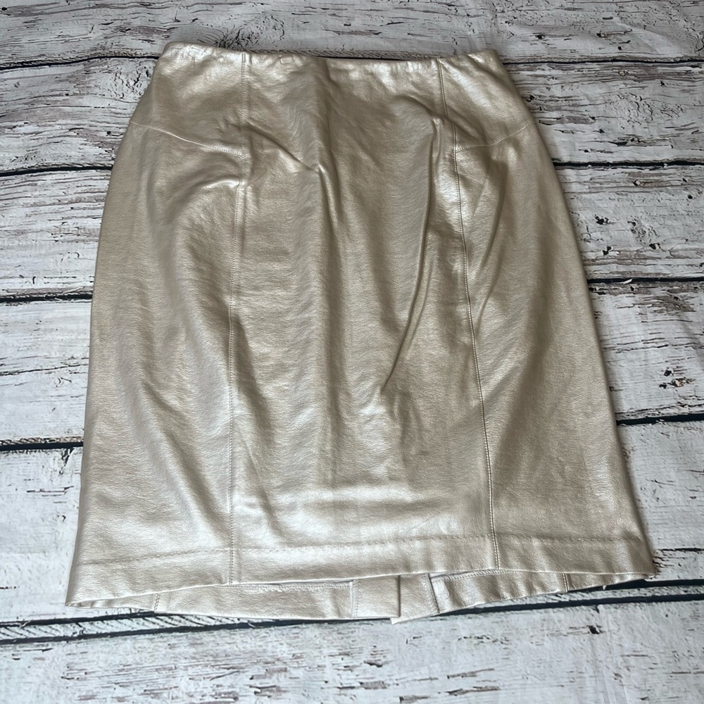 NWT Lysse Faux Leather Pencil Skirt Size L